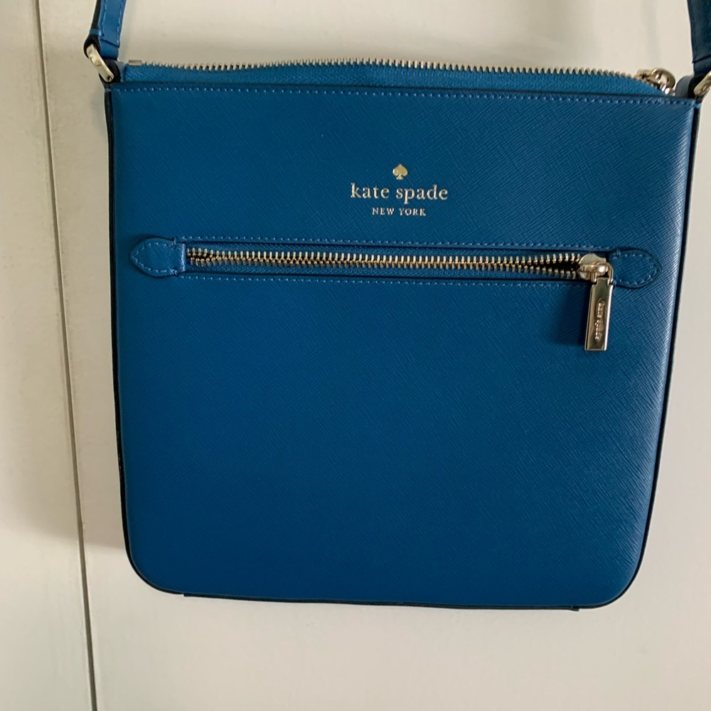 Kate Spade Blue Crossbody Bag. Like New.